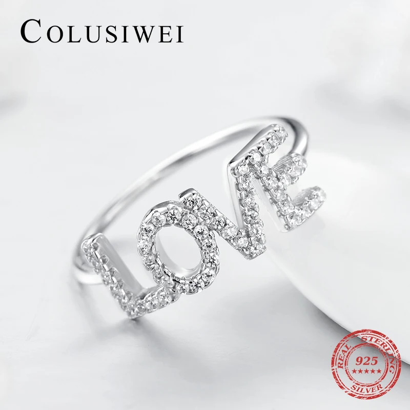 Colusiwei 2019 Новое поступление модных женских сапог кубический циркон с надписью Love