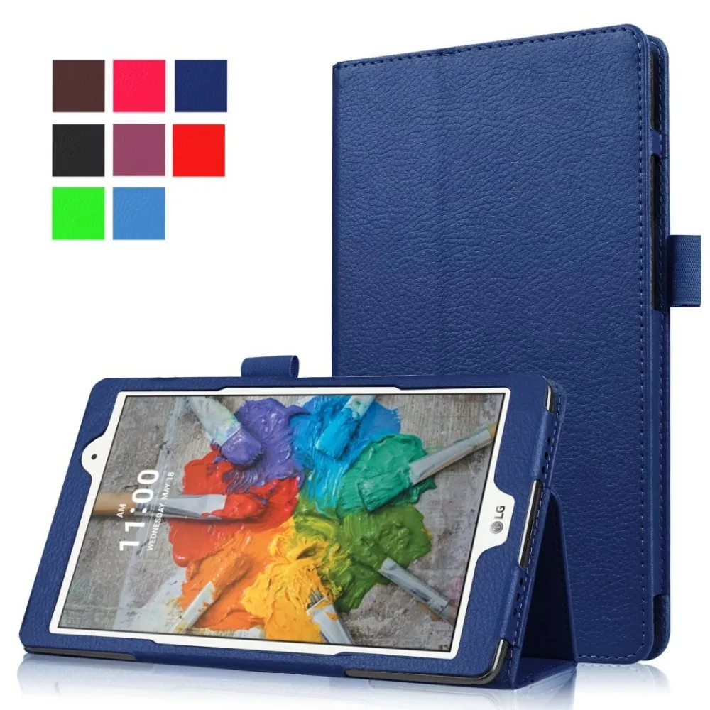Новый роскошный кожаный чехол книжка с подставкой Магнитный для LG G PAD 3 8 0 V525 GPad III
