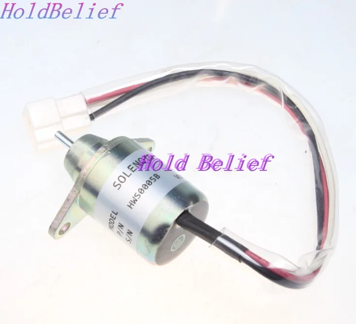 Новый соленоид отключения топлива 119653 77950 для Yanmar 4TNV94 1503ES 12S5SUC5S|solenoid|solenoid yanmarsolenoid