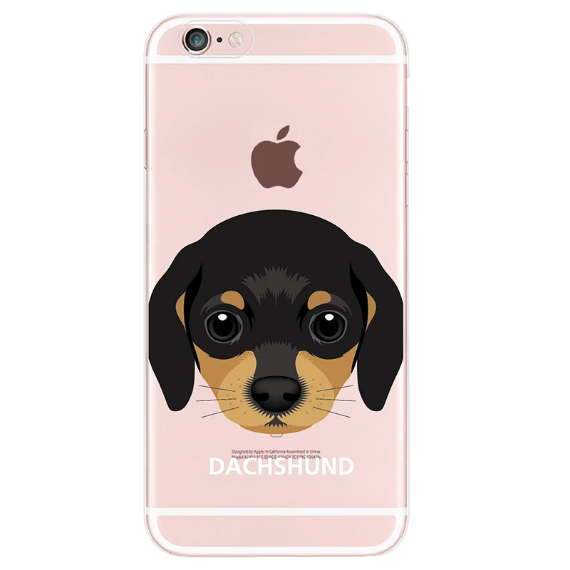 Милый мягкий чехол для iPhone 7 7Plus 6 6S 8 8plus X XS Max SAMSUNG с изображением Щенка Мопса