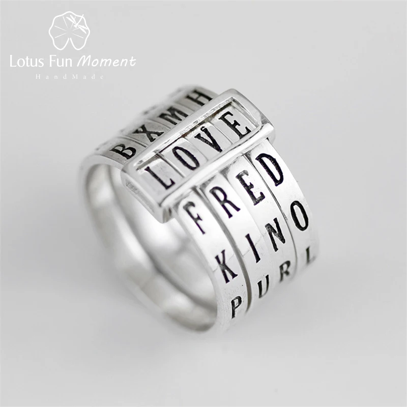 Lotus Fun Moment реальные 925 пробы серебро натуральный модные украшения вращающийся