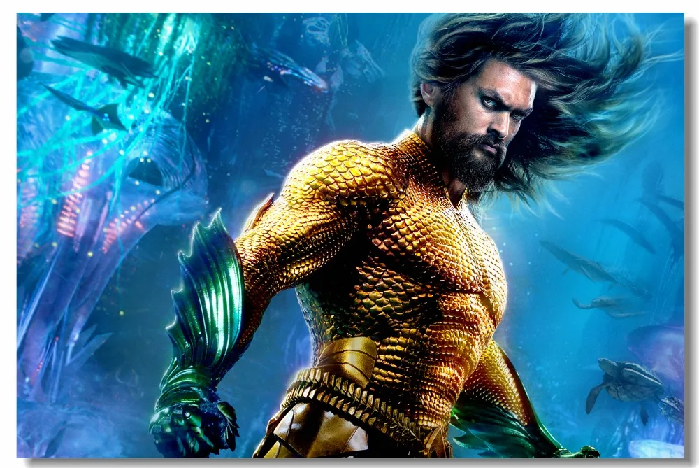 Настенная роспись на заказ фотообои DC плакат супергероя Queen Атланта Aquaman