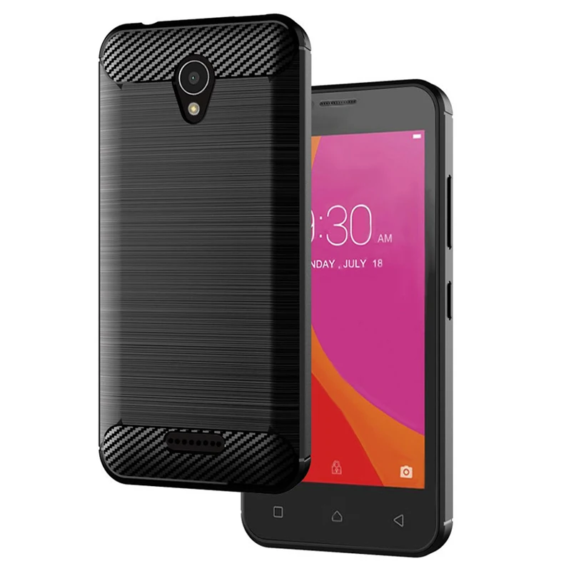 Защитный чехол из ТПУ Для Lenovo A1010 Мягкая силиконовая задняя крышка углеродного
