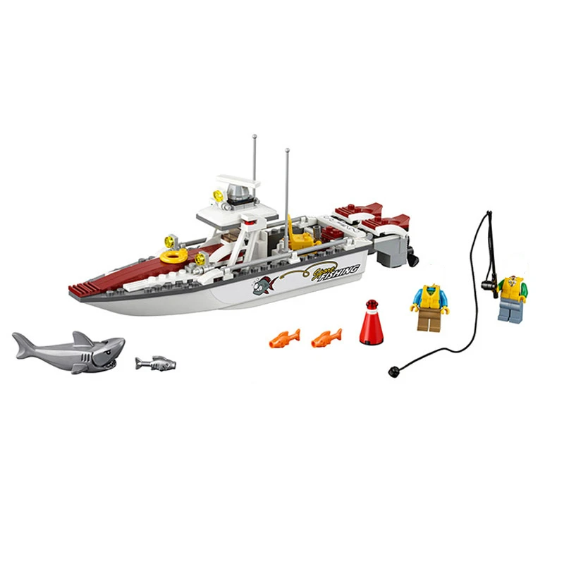 Bela 10646 City Urban Fishing Boats Building Blocks Bricks Toys Gift for Children Creative Play Toy Compatible 60147 | Игрушки и хобби