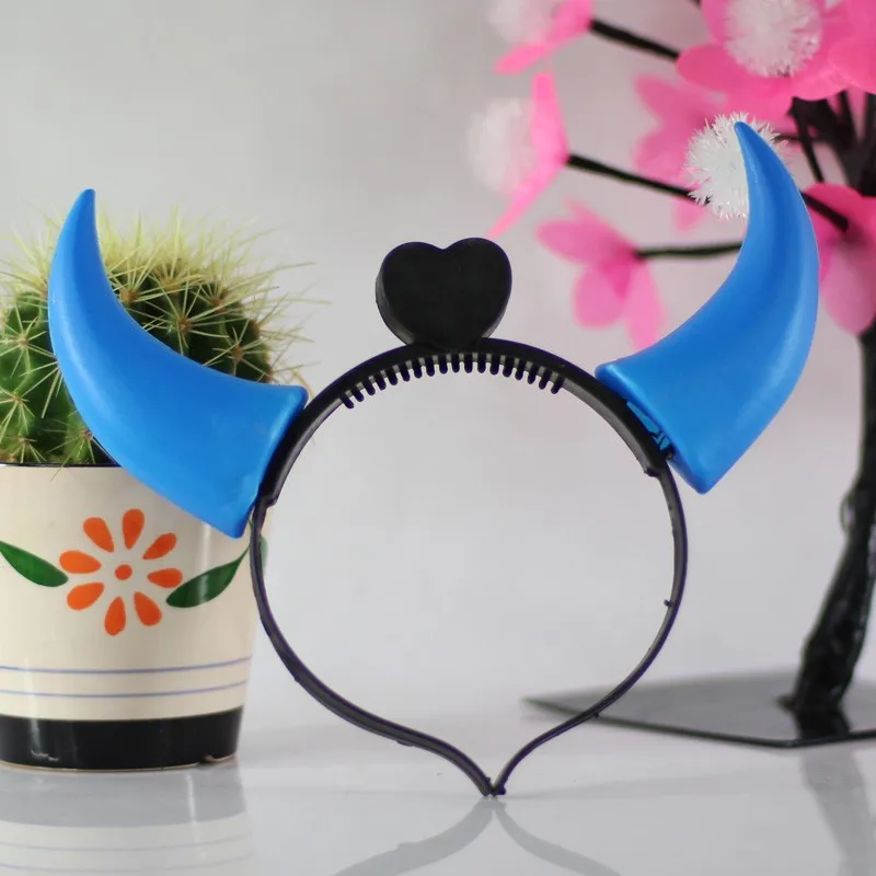 1 шт./рожковый светодиодный головной убор светящийся светильник для Хэллоуина