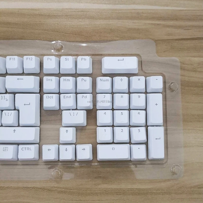 104 Keycaps русская полупрозрачная подсветка для вишни клавиатура MX