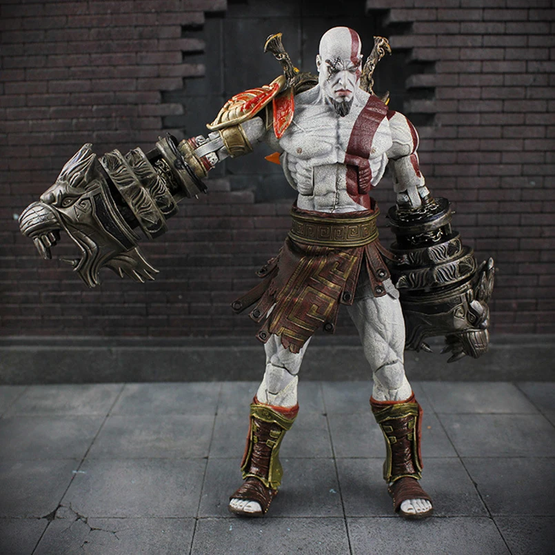 18 см NECA игра God of War 3 призрак Спарта Кратос Фигурки игрушки оптовая продажа