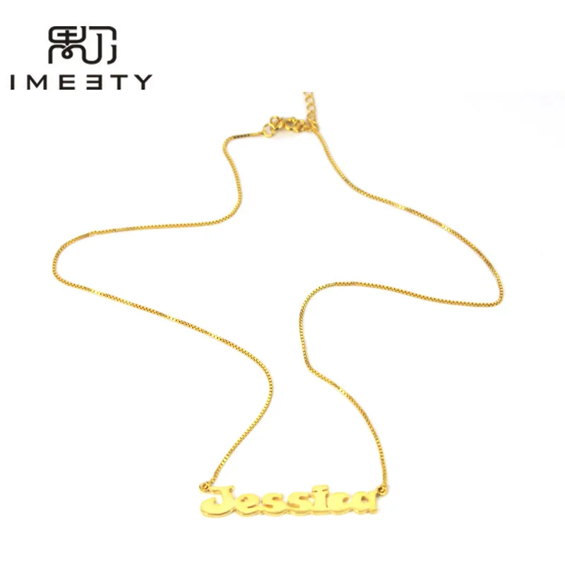 Индивидуальное ожерелье IMEETY для детей на Рождество с изображением милой