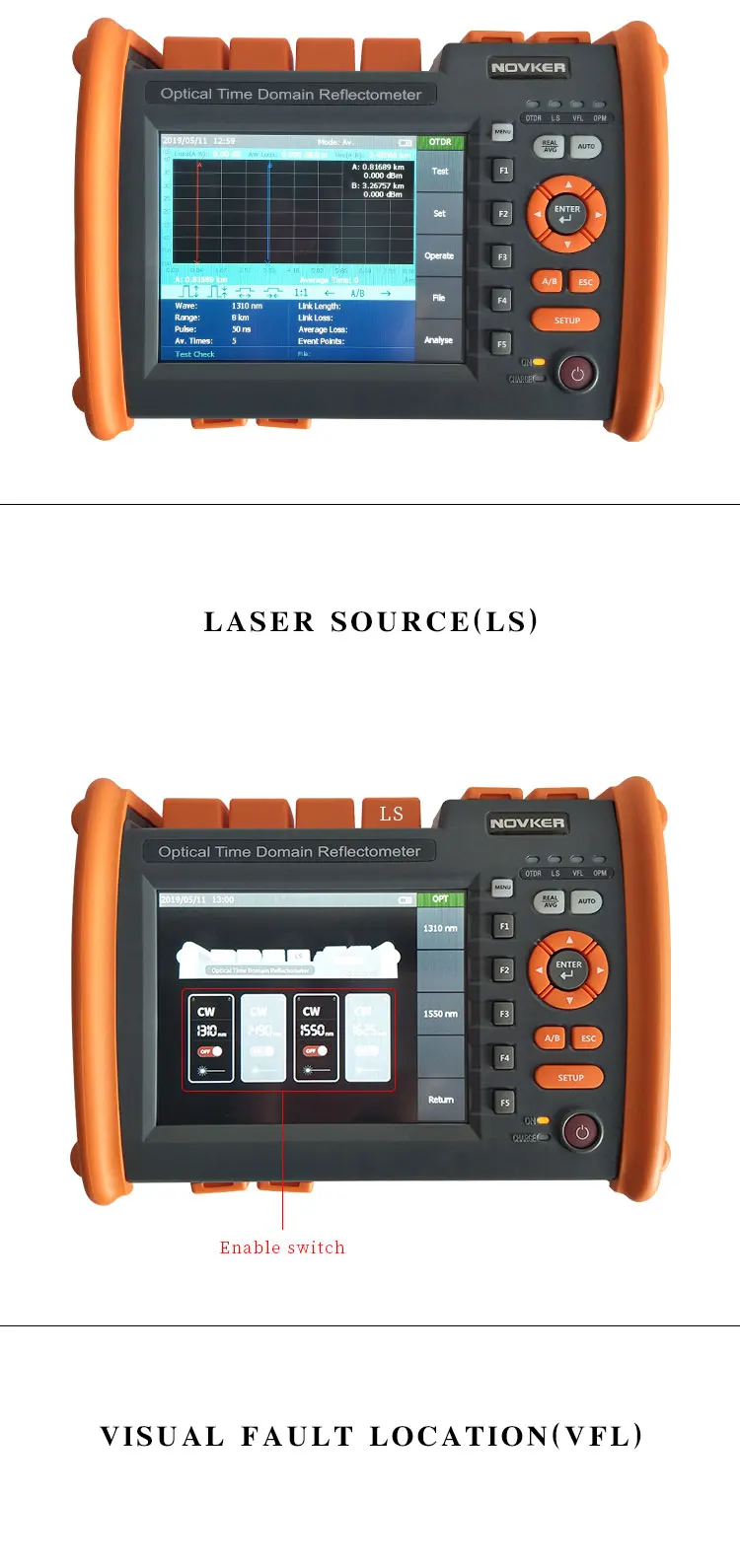 NK5600 1310 1550nm 32/30dB SM с VFL OPM светильник источник оптоволокно OTDR оптический волоконно оптический рефлектометр Оптический измеритель коэффициента отражения методом временных интервалов