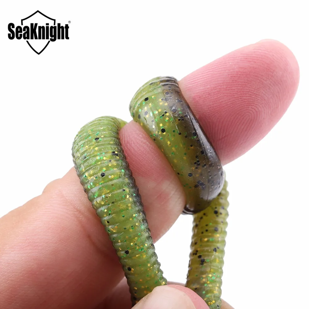 SeaKnight Мягкая приманка SL011 7 4 г дюйма 102 мм 6 шт. для ловли карпа Senko червь приманки