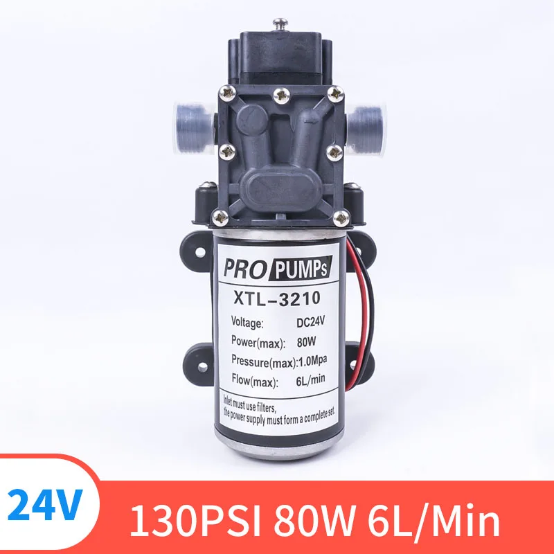 DC 24V 130PIS 80W 6L/Min высококачественный безопасный Миниатюрный Мембранный