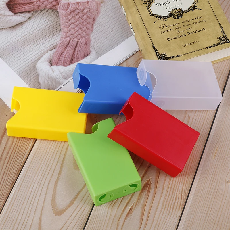 1 шт. прозрачный портативный пластиковый чехол для сигарет Оптовая торговля