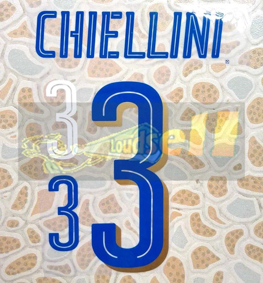 Антикварная бронза Италия Дом CHIELLINI DE ROSSI Пирло Балотелли ВЕРРАТТИ INSIGNE BERBARDESCHI nameset футбольная нашивка футбольный значок - Цвет: Антикварная бронза
