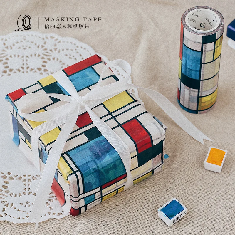 10 см великий художник Ван Гог/монет/Рафаэль/Вильям Моррис лента для декорации Washi