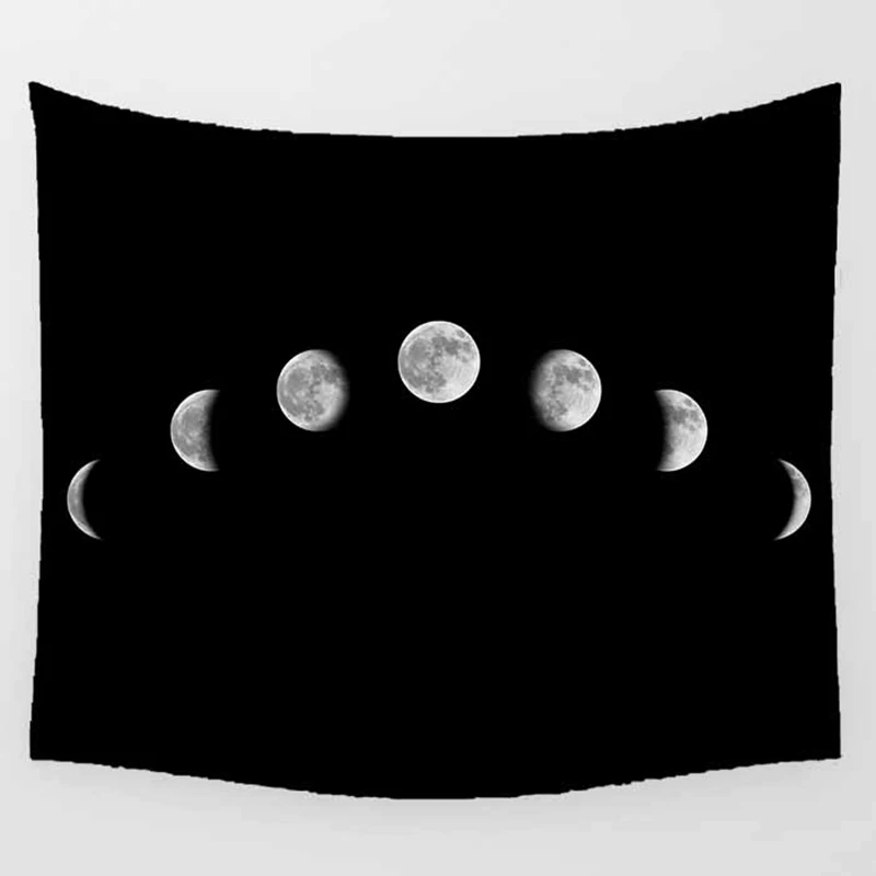 Большой гобелен Beauty moon night landscape настенный подвесной с принтом для домашнего