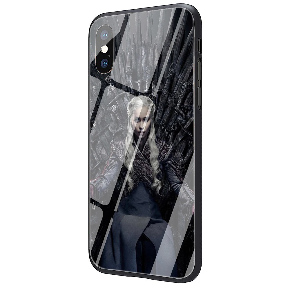 Чехол из закаленного стекла для iPhone 5 5S 6 6s Plus 7 8 Plus X XR XS 11 Pro Max - Цвет: G2