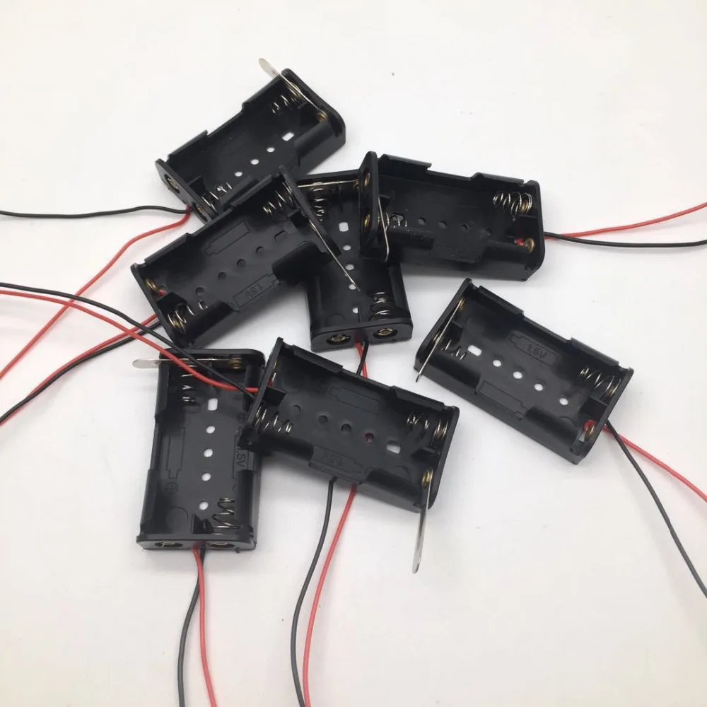 Много MUMESTY DIY 18650 Батарея держатель Мощность банк Пластик Перезаряжаемые батареи