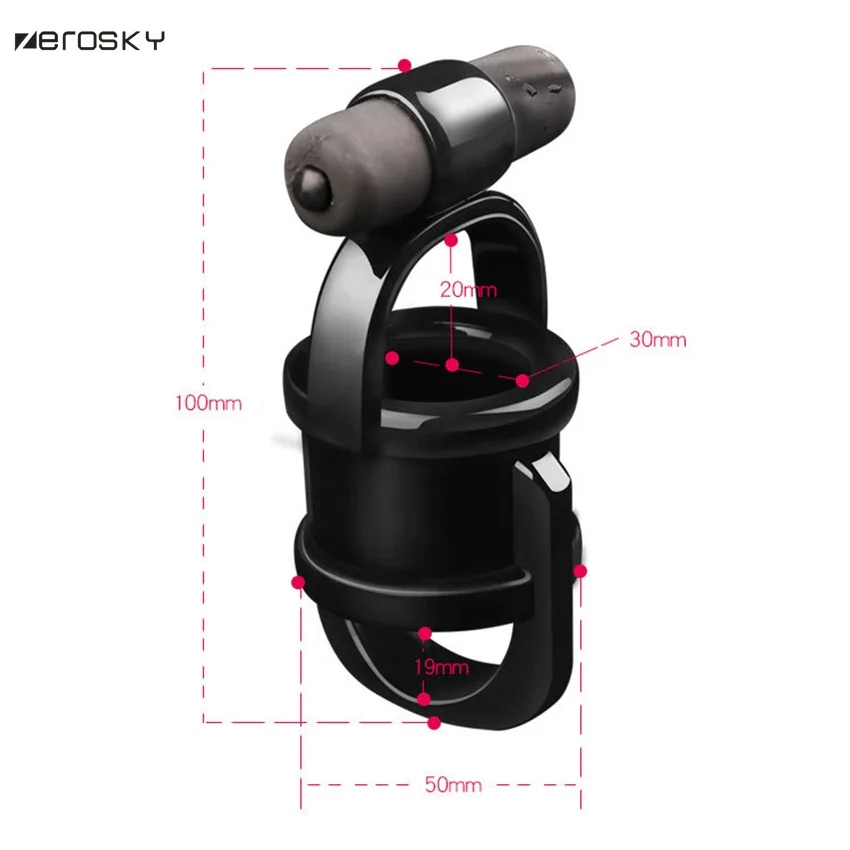 Женское кольцо для выдавливания мошонки пениса клетка секс-игрушки мужчин Zerosky |