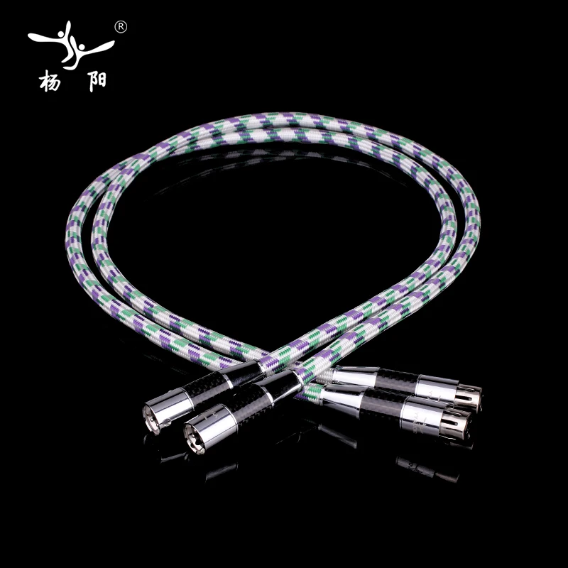 YYAUDIO одна пара C2 Hifi XLR кабель высокого качества OCC 2 аудио папа мама|audio cable|xlr cablexlr xlr
