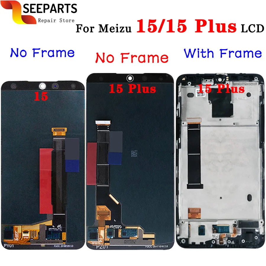 Оригинальный Новый 5 95 &quotЖК экран Meizu 15 Plus ЖК дисплей сенсорный дигитайзер полная