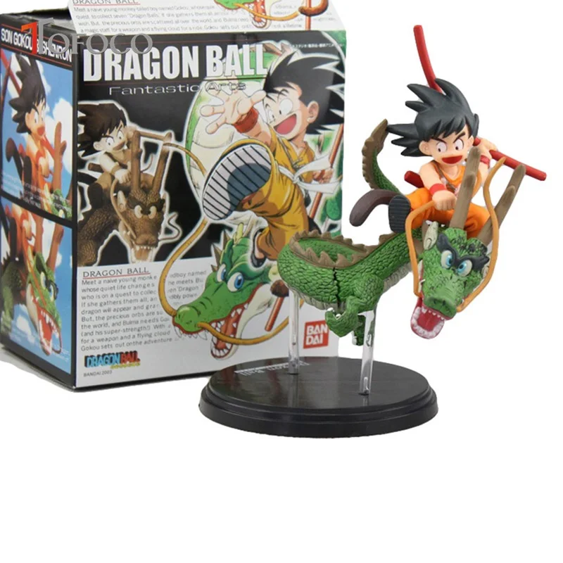 TOFOCO 13 см ПВХ аниме семь Dragon Ball Z кукла детство Сон Гоку езда Shenron драконы куклы