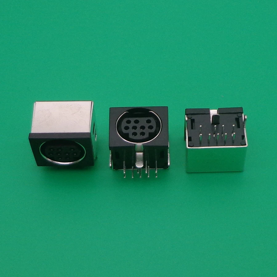 2 шт. MD гнездовой разъем DIN 9 Mini Pin S видео адаптер гнездо порт соединитель|connector