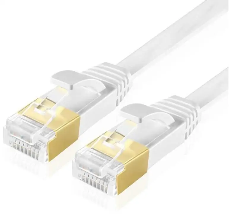 Cat7 Ethernet с плоским экраном экранированным (STP) без Snagless Rj45 соединительный сетевой