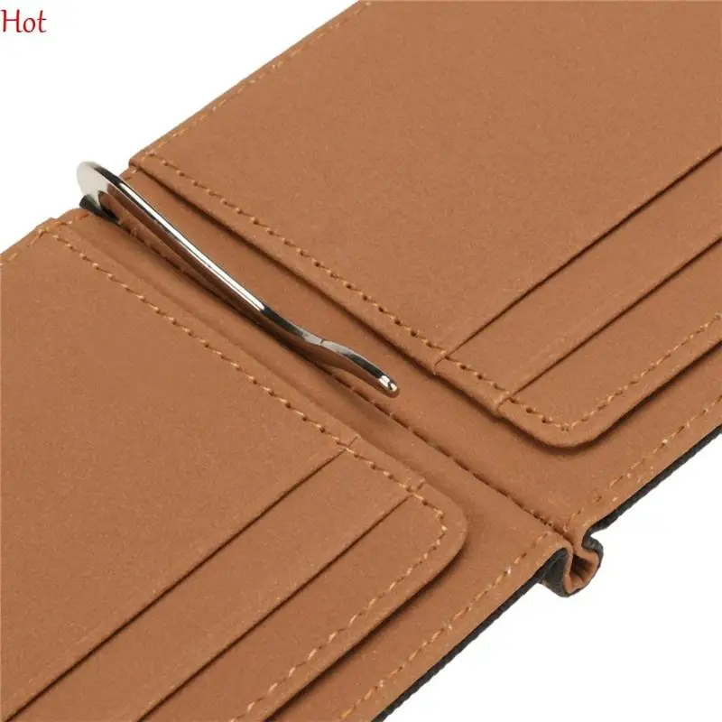 Визитница кожаная сумка Корея Многофункциональный Magic Зажимы для денег 3 цвета