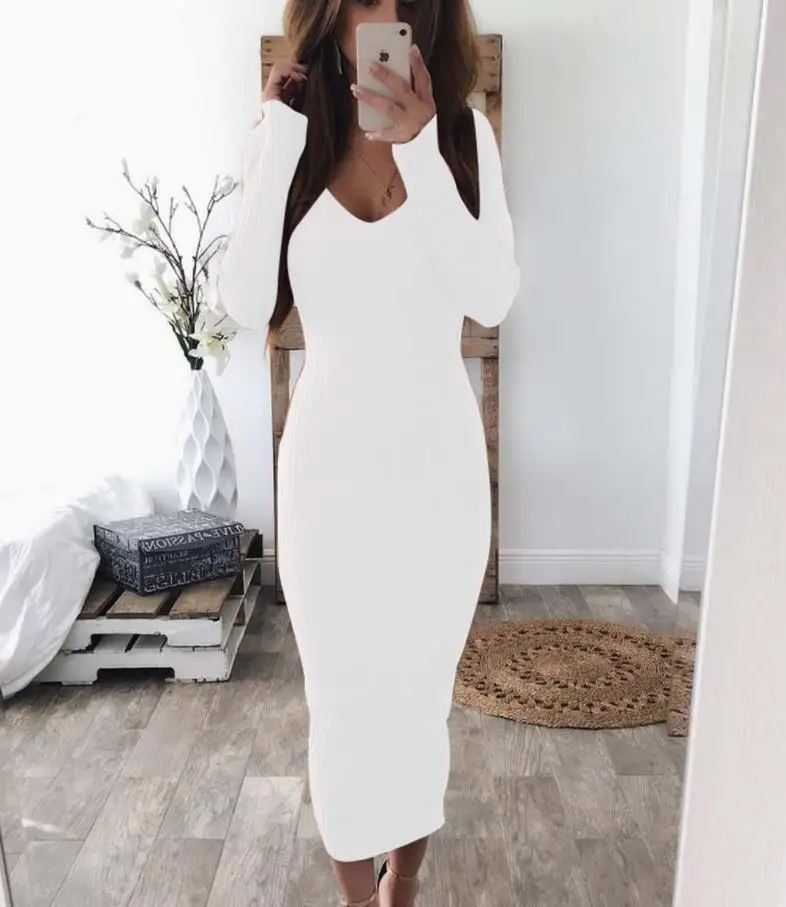 LILIGIRL Maternity Dresses For Women Solid Knitted Pregnancy Sweater Midi Dress Autumn Long Sleeve Pregnant Women Dresses Winter