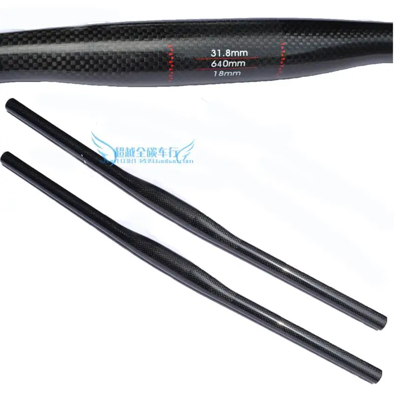 3k Углеродное волокно руль для горного велосипеда mtb части плоская планка 31 8 мм