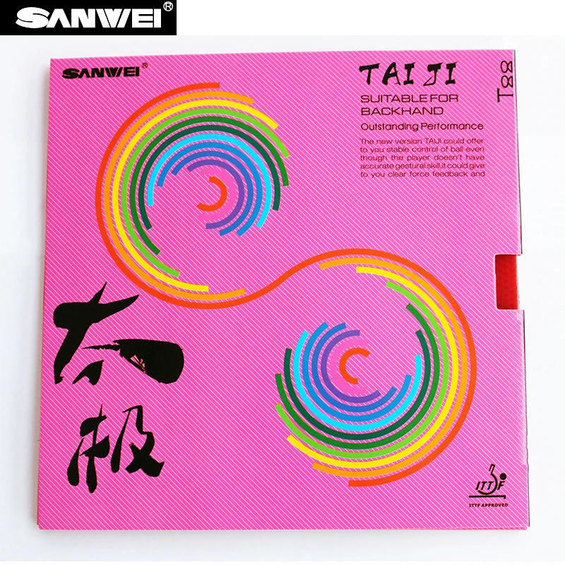 

Резина для настольного тенниса SANWEI NEW TAIJI, утвержденная ITTF, каучук для пинг-понга