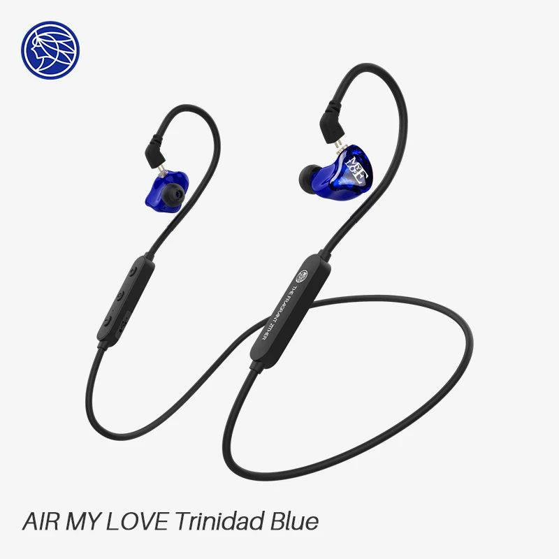 TFZ/AIR MYLOVE, Bluetooth Hifi наушники, APTX беспроводной модуль обновления кабель Съемный шнур применяется наушники - Цвет: Синий