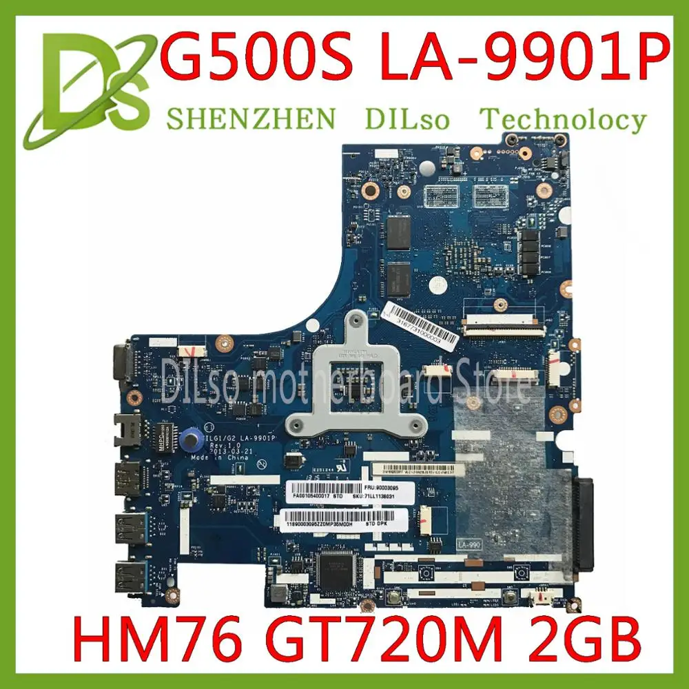 KEFU LA-9901P материнская плата для ноутбука lenovo G500S материнская плата VILG1 LA-9901P HM76 протестирована