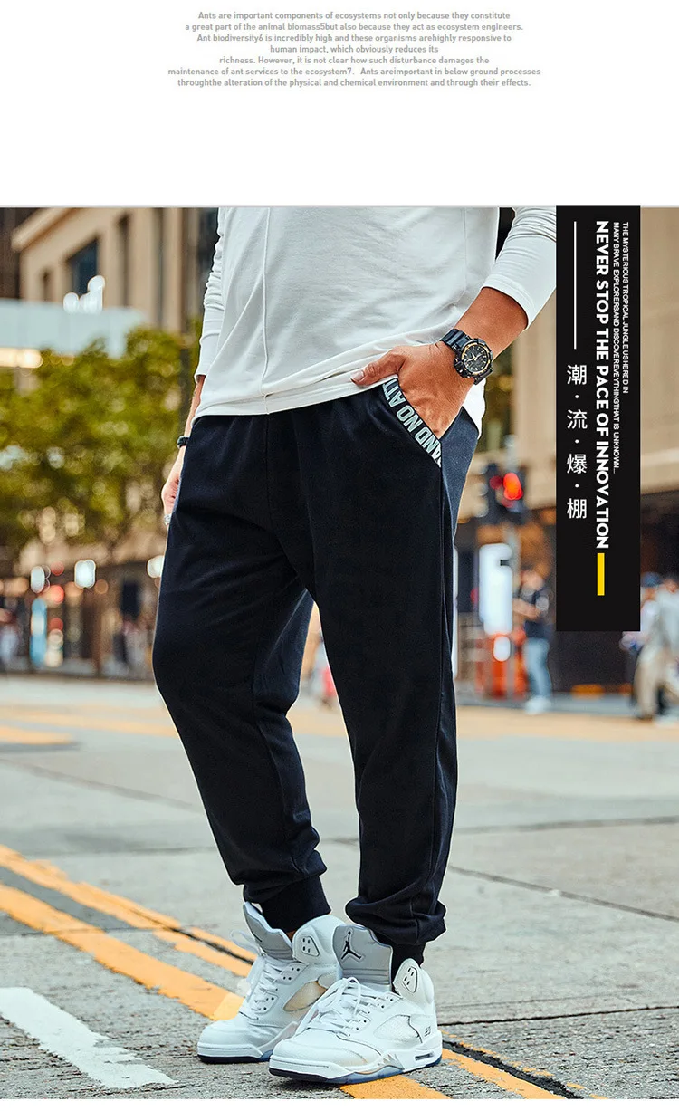 GXXH New Tide Brand Big Size Men's Wear 7XL Loose Casual Pants Fat Guy Back Pocket Camouflage Print Trousers Autumn Winter
