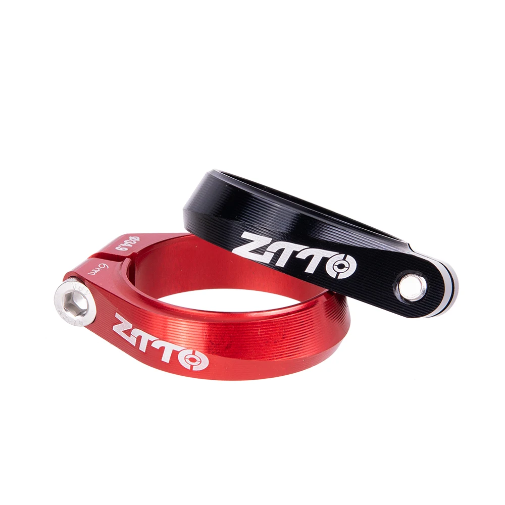 Высокопрочный зажим для подседельного штыря ZTTO CNC 34 9 мм 31 8 черный красный горных