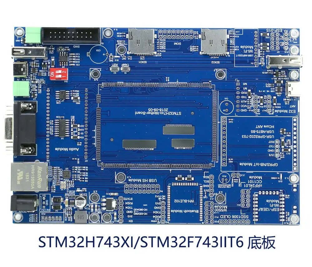 Макетная плата STM32H743IIT6 основная + подложка | Обустройство дома