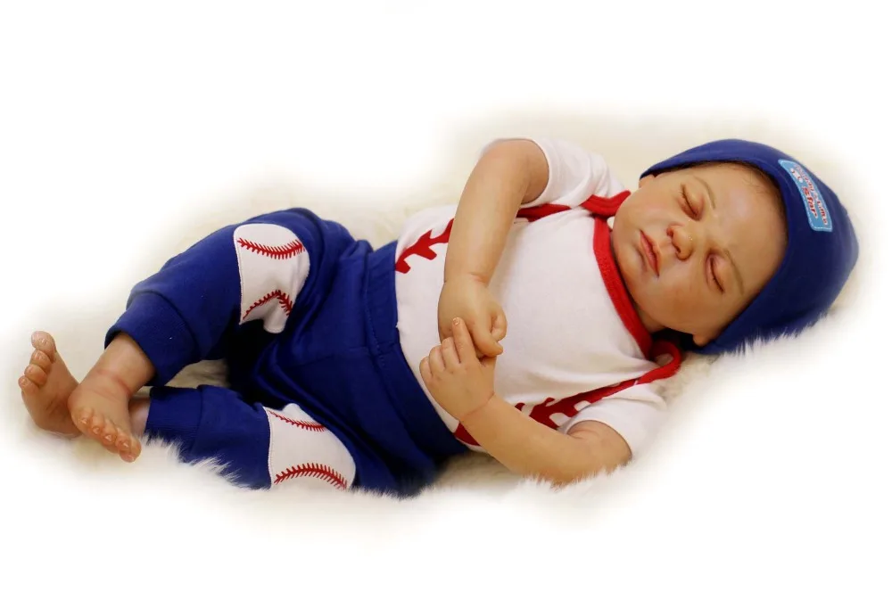 

22 "силиконовая кукла reborn, настоящая кукла reborn, 100% ручная работа, эксклюзивная, высокого качества, брендовая Кукла reborn, подарок для детей