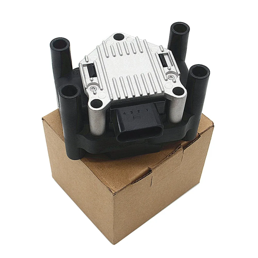 Катушка зажигания для VW Beetle Golf jetta Polo MK4 MK5 6 Bora Caddy PASSAT Audi A1 1 2 A2 A3 A4 2.0L 1.6L 1.4L 1.8L