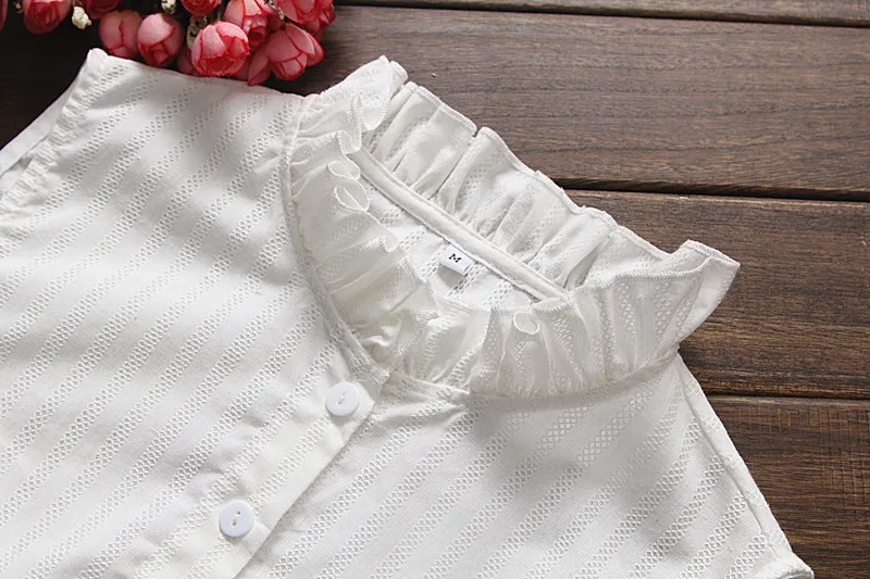 Женская рубашка со съемным воротником | Украшения и аксессуары