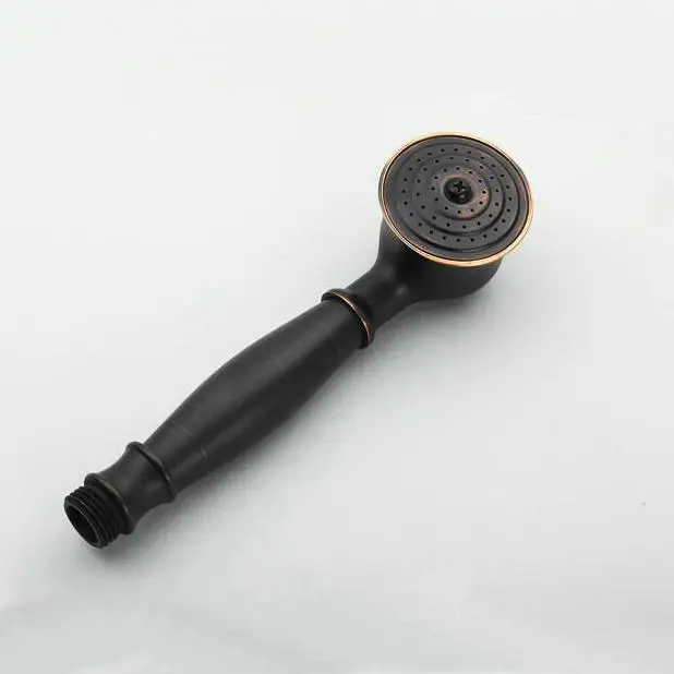 Латунный настенный смеситель с черной отделкой набор для душа Водопад Красивые