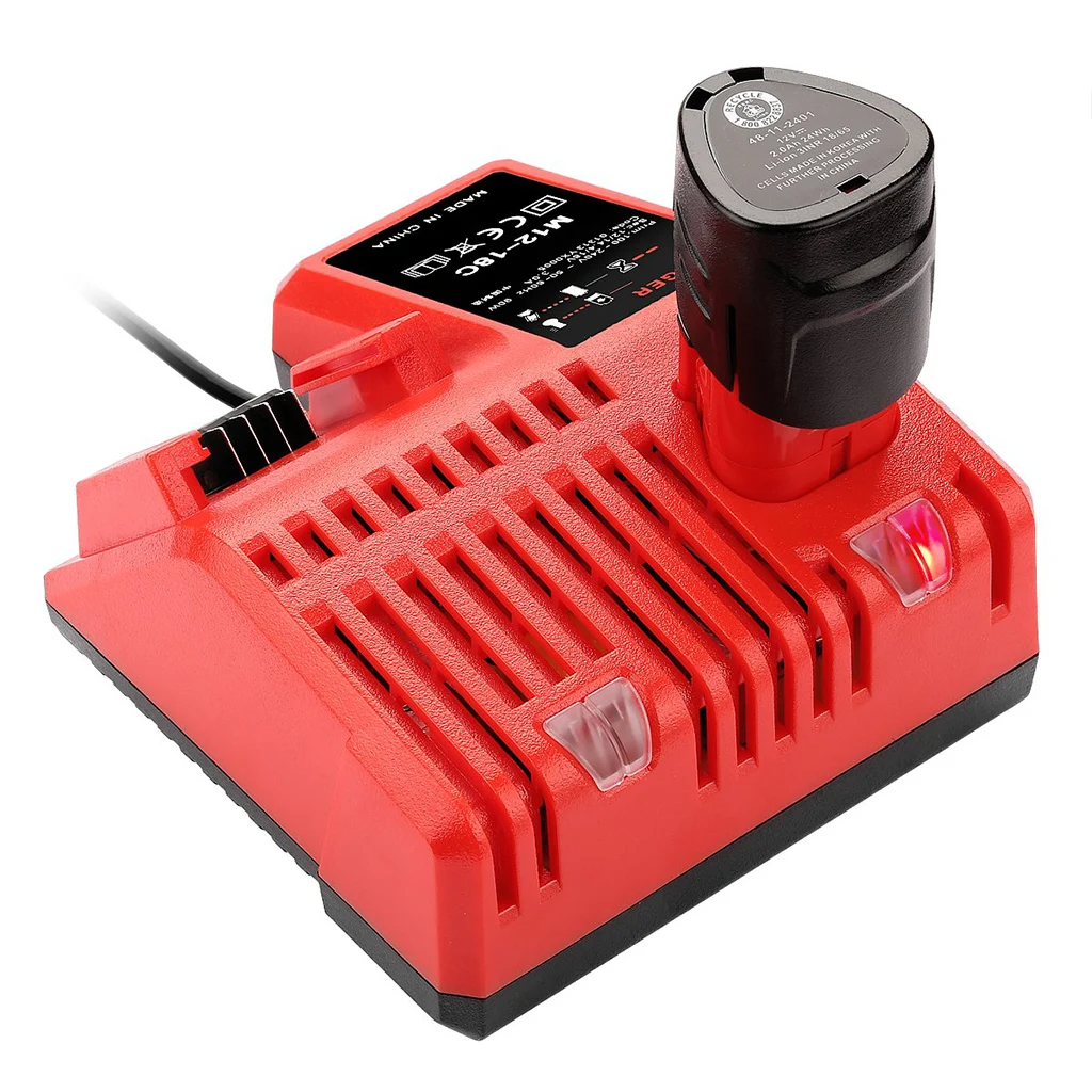 110-240V ионно-литиевая Батарея Зарядное устройство для M12 M18 48-11-1815 48-11-1828 48-11-2401 48-11-2402