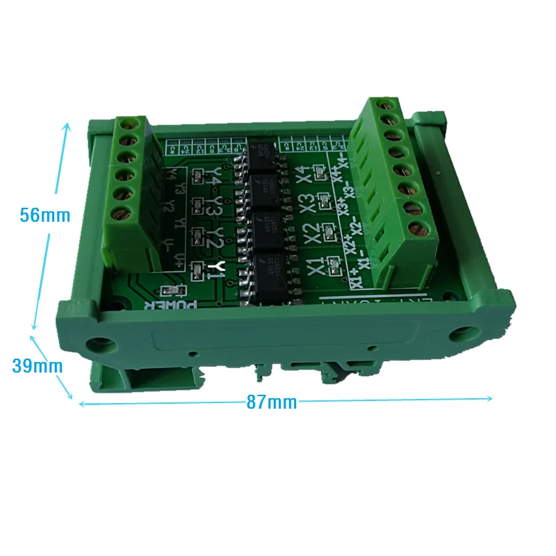 High Speed NPN to PNP Polarity Conversion DC Pulse Signal Optocoupler Photoelectric Isolation Module | Безопасность и защита