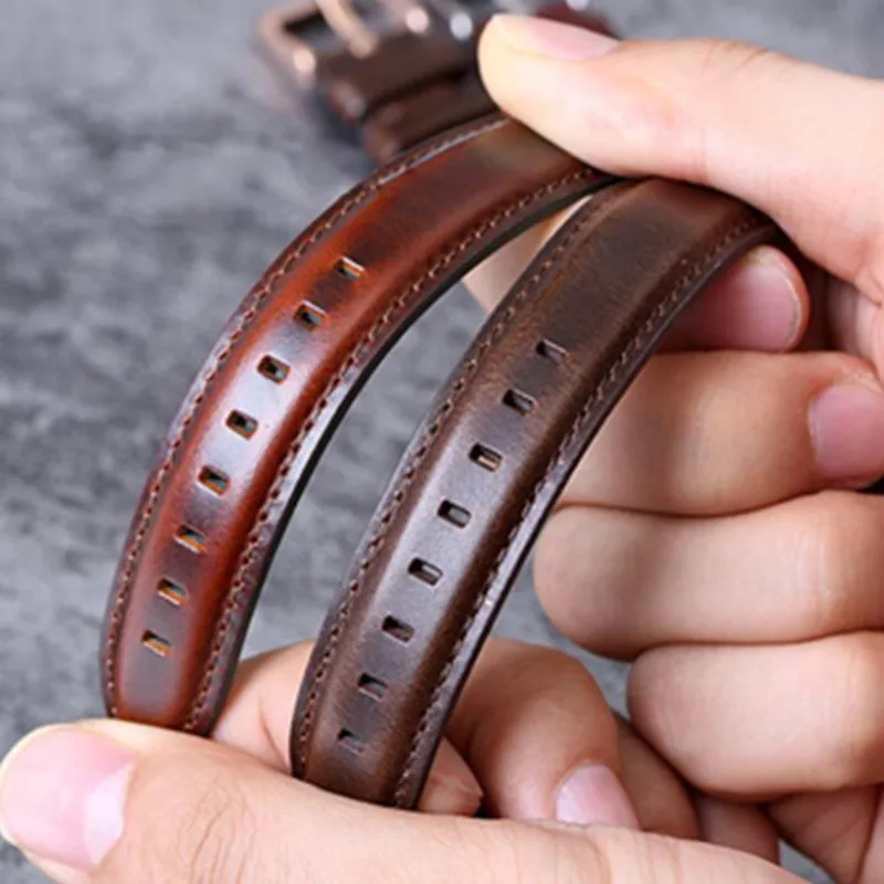 Импортный ремешок для часов из натуральной кожи ручной работы 18 мм 20 22 DW Diesel Fossil
