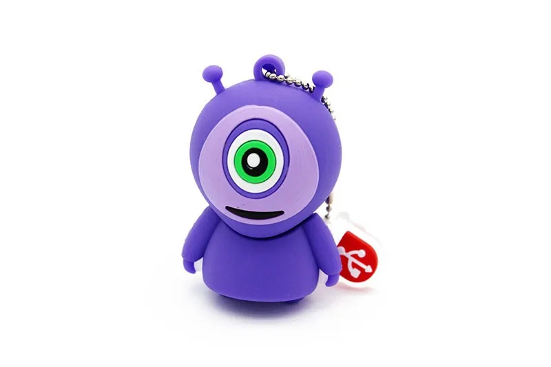 SHANDIAN Ужасный Призрак USB флеш-накопитель мультфильм USB карта памяти Флешка 64 Гб/32 г/16 г/8 г/4 г крутые подарки на Хэллоуин