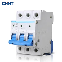 chint miniature circuit breaker three phase air switch nbe7 3p 63a miniature circuit breaker
