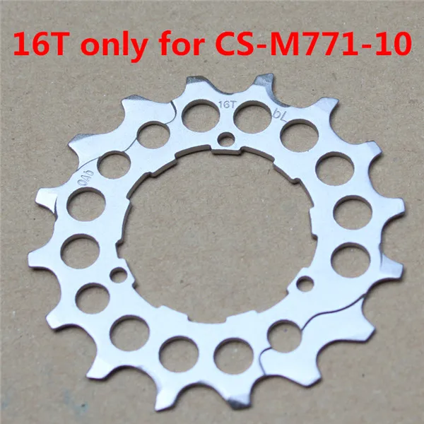 16T bl for11-32 Shimano DEORE XT M780 10 S CS-M771-10 SLX HG81-10 HG62-10 HG50-10 HG500-10 кассета спроки запчастей для стопорного кольца цепное колесо - Цвет: 16T bl for11-32