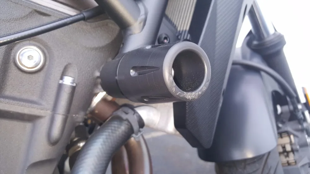 KEMiMOTO для YAMAHA MT 07 MT07 MT-07 FZ-07 аксессуары Кадр Слайдеры Protector левой и правой анти