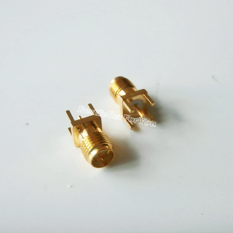 10 шт. RP SMA гнездо (штырь) через отверстие PCB крепление припоя пост прямой RF