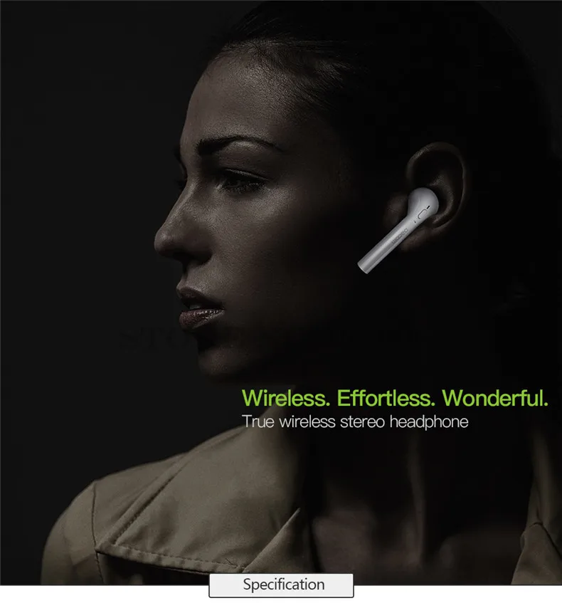 Dacom GF7TWS черные Bluetooth наушники Tws True Wiress спортивные моно наушники или стерео синий зуб гарнитура для смартфонов