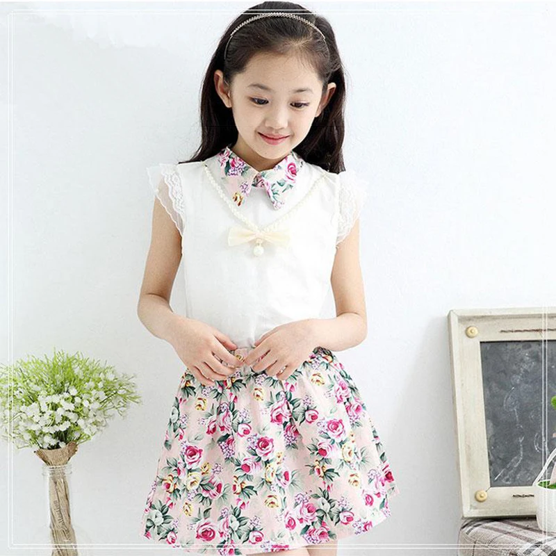 Одежда для малыша 2019 г. летний комплект одежды малышей кружевной топ с короткими